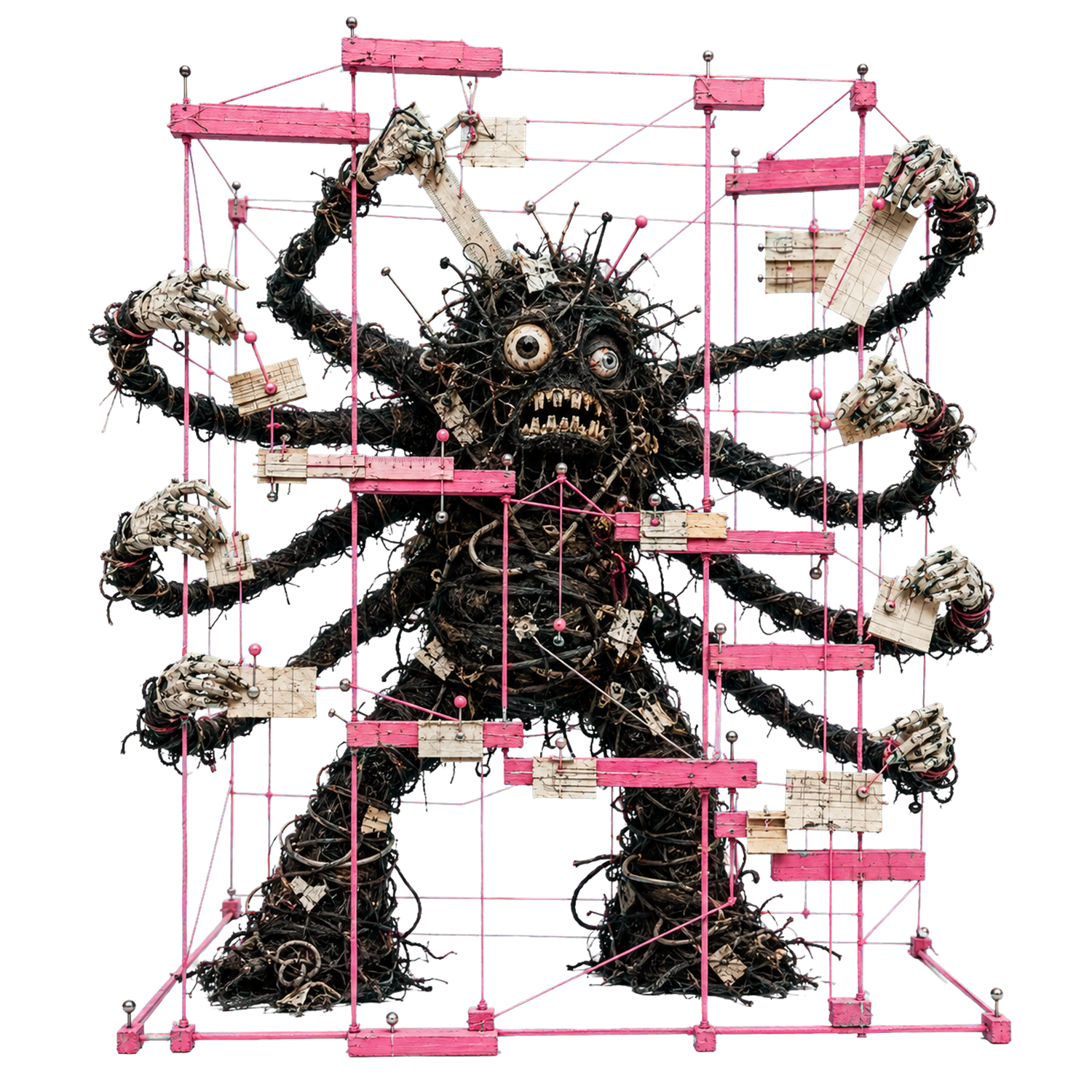 Starting Monster boxed in by its own overbuilt systems.